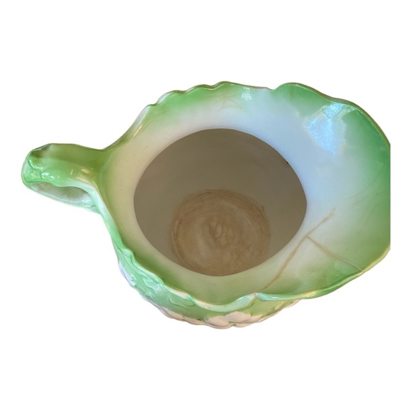 Antique Wheeling Pottery Company pitcher 7.5” tall x 8” wide - Picture 10 of 12